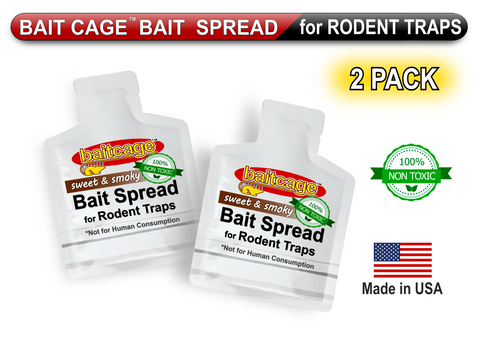 Bait Cage Bait Spread for Rodent Traps 2 PACK | Ships SAME DAY*
