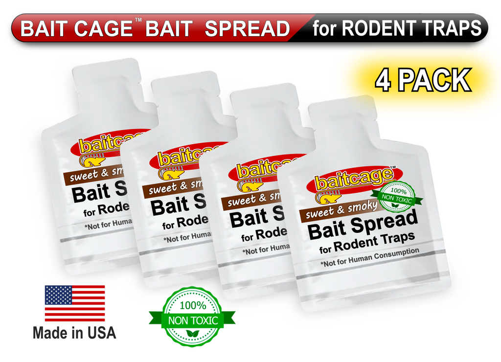 Bait Cage Bait Spread for Rodent Traps 4 PACK